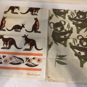 Two pure linen hand cloth